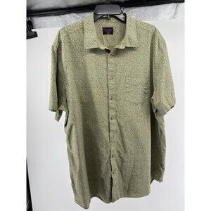UNTUCKit Men's Short Sleeve Button-up Short Sleeve  XXL Tall 41514 green floral